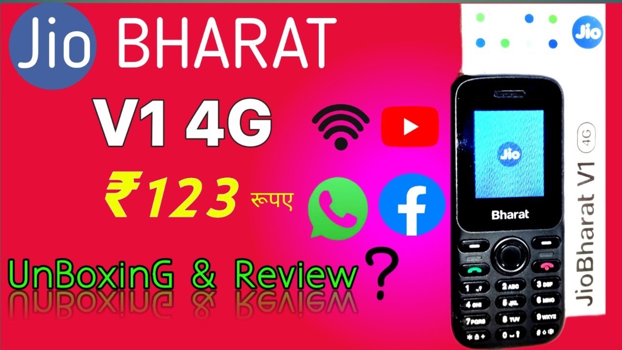 Jio Bharat V1 4G UnBoxing & Review -⚡Watch BEFORE You Buy!!