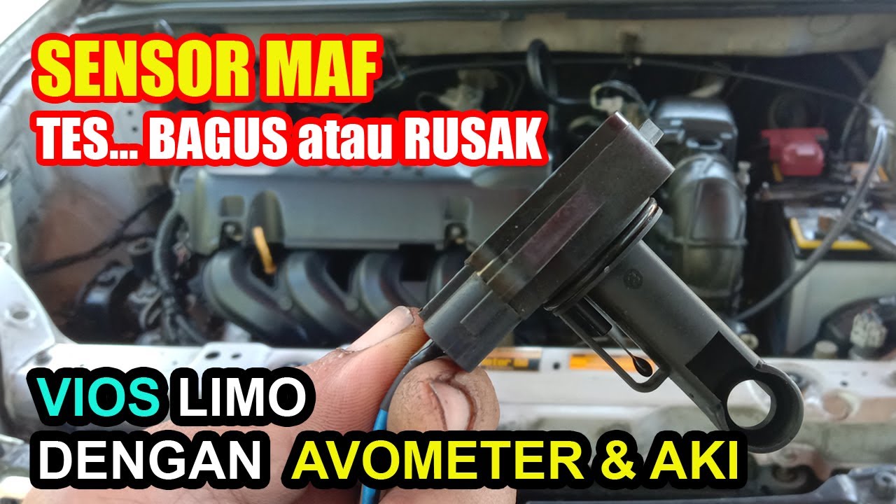 SENSOR MAF || Cara Cek Masih Normal Atau Rusak ??? ... || Toyota Vios Limo