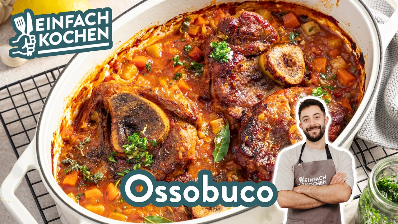 Ossobuco 😍 🍖 | Zart & aromatisch 🌿✨ | Einfach Kochen