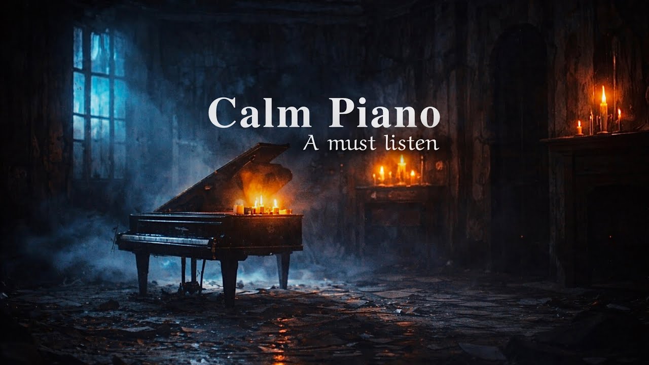 Calm Piano for relaxing and Studying 🕯️