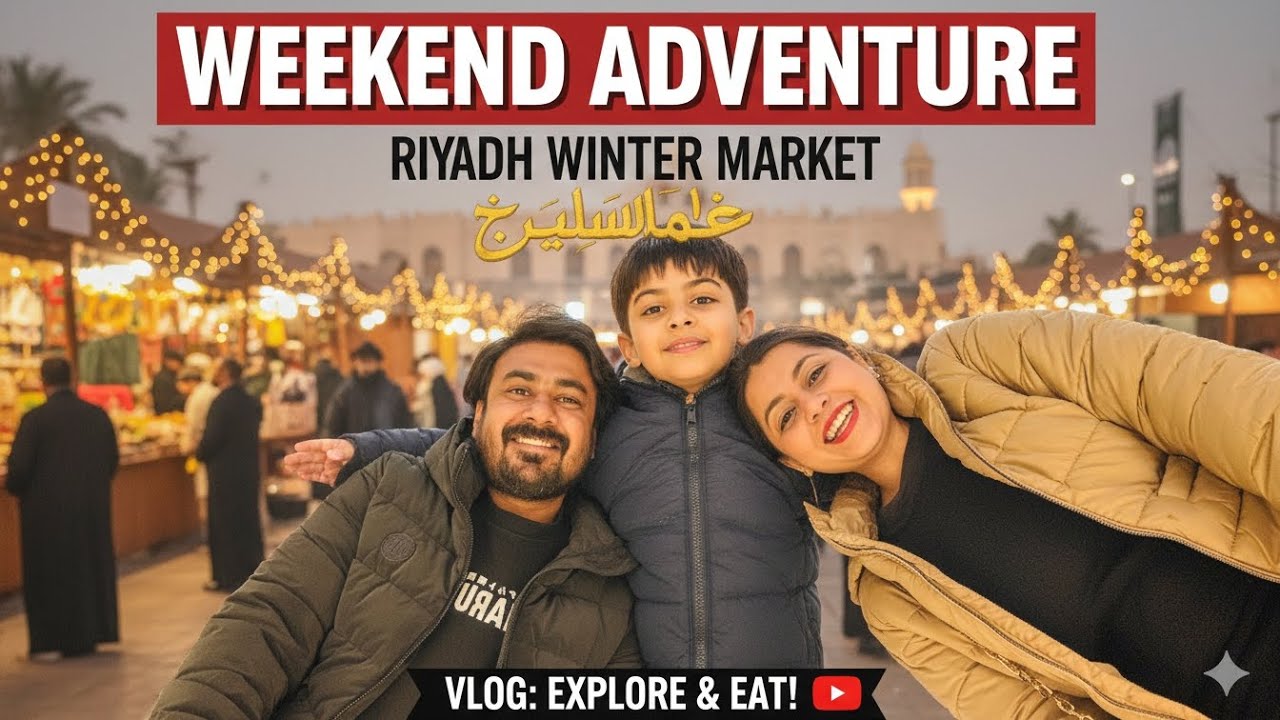 Riyadh Winter Street Market Vlog | Food sphere Visit, Saudi Snacks & Fun Kebab Night | VLOG 150