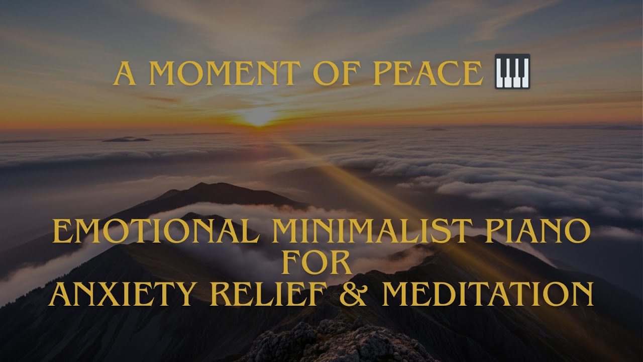 Minimal Piano & Nature Ambience 🌿 Soft Instrumental Music for Stress Relief & Deep Calm