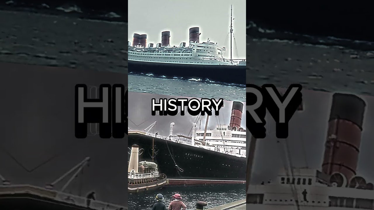 AQUITANIA VS QUEEN MARY #shorts #edit #ship #aquitania