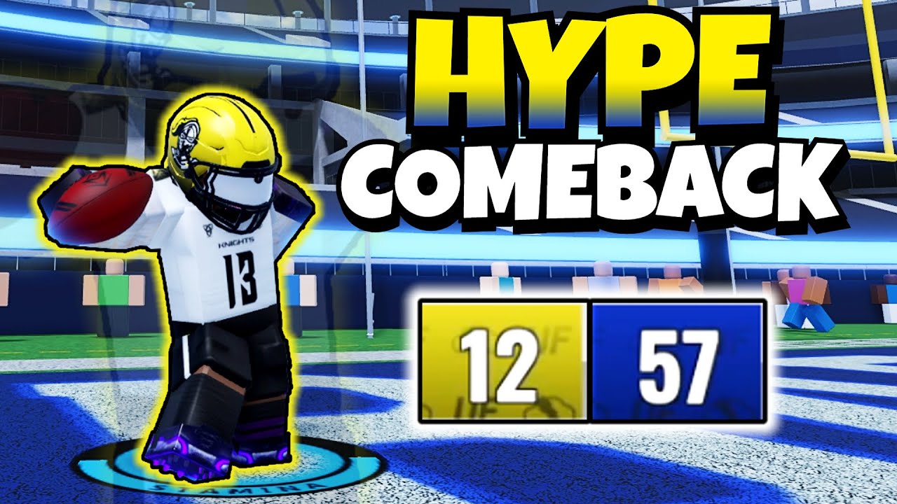 The Most HYPE Comeback EVER! (Ultimate Football ROBLOX)