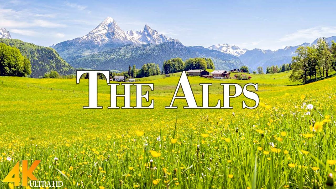 Spring The Alps 4K Ultra HD &bull; Stunning Footage The Alps, Scenic Relaxation Film with Calming Music.