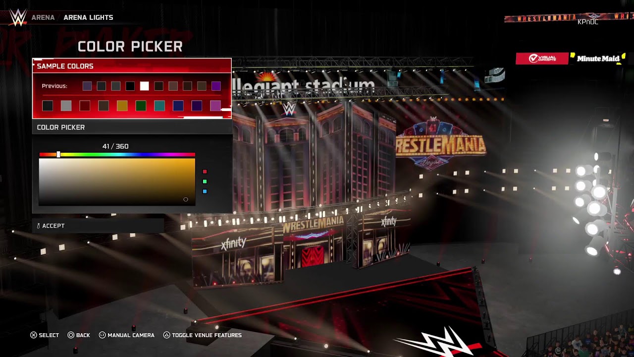 WWE 2K25: Create a Arena - WrestleMania 41
