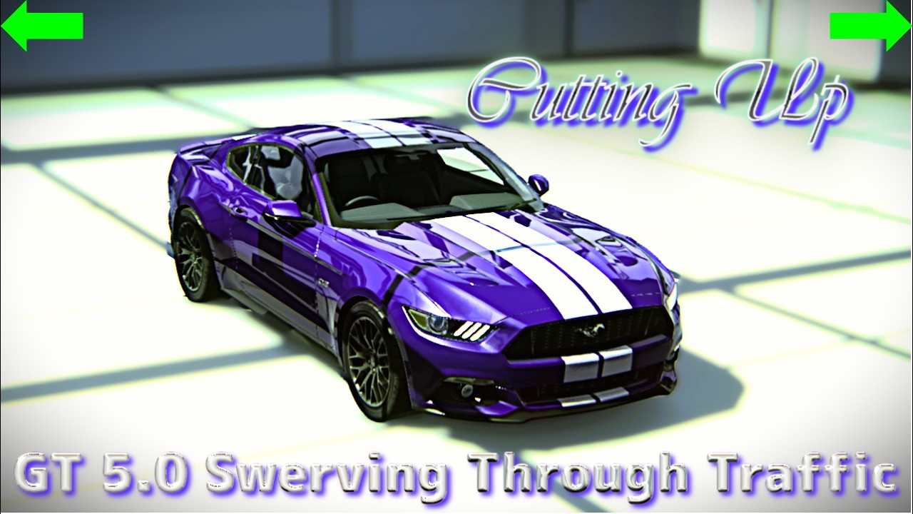Cutting Through Traffic (high Speeds) - Mustang GT 5.0 Asseto Corsa Sim Racing FANATEC