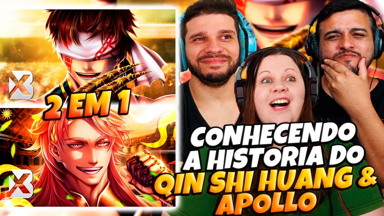 2 EM 1 Do BLXCK (Shuumatsu no Valkyrie) | Rei dos Reis Qin Shi Huang + Radiante Apolo | FAMILY REACT