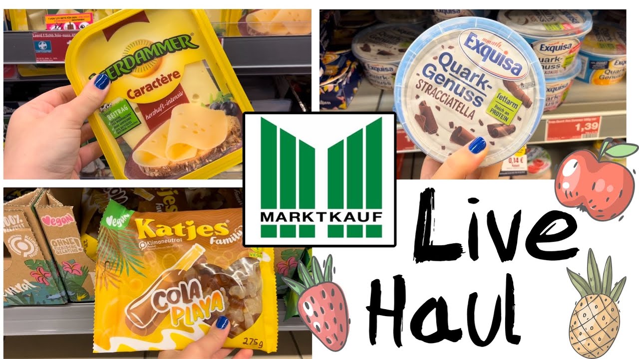 FOOD Live Haul 🛍 // MARKTKAUF 🦋 // alinaBerry