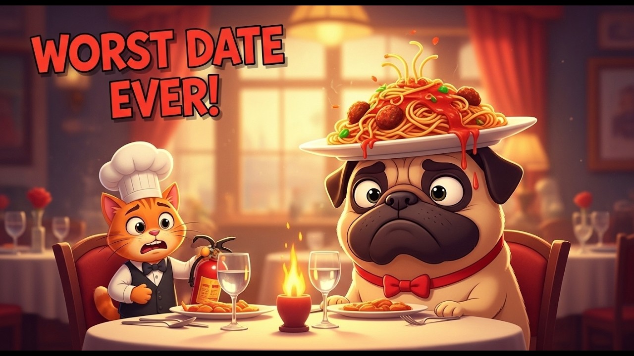 Cat Ruins His Dog Best Friend's Valentine's Date! 🍝💔
