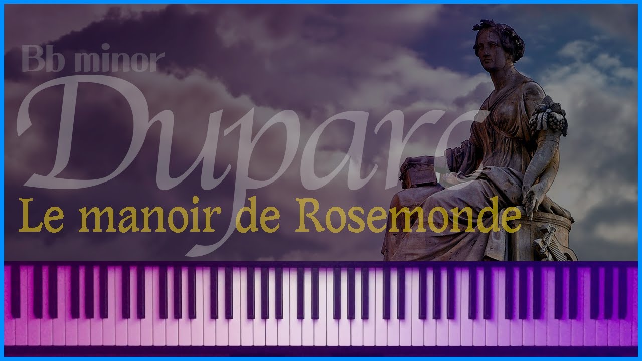 (Bbmin) Le manoir de Rosemonde - H.Duparc (accompaniment) | 반주는 피아노튼