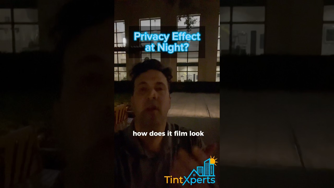 What happens at night? Privacy Reflective Window Tint. DAY and NIGHT comparison. TintXperts