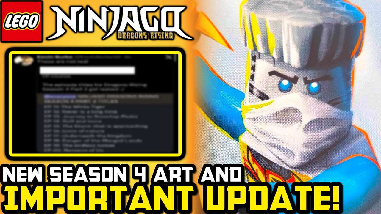 Важные новости о второй части и новый официальный арт! 🐉 Ninjago: Восстание драконов, 4 сезон, ча...