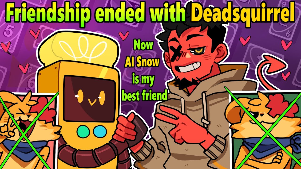 UNO but Squirrel is the worst teammate ever...