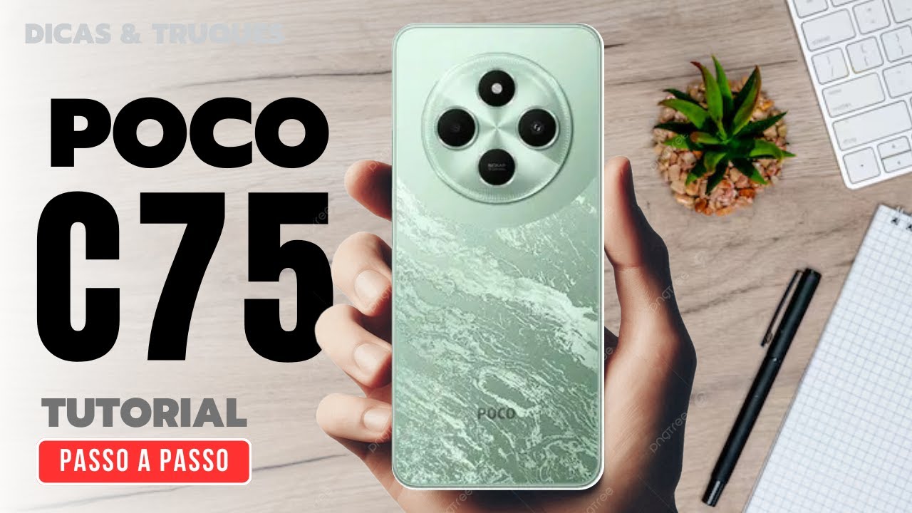 Como inserir ou remover o som das teclas  do teclado no Xiaomi Poco C75