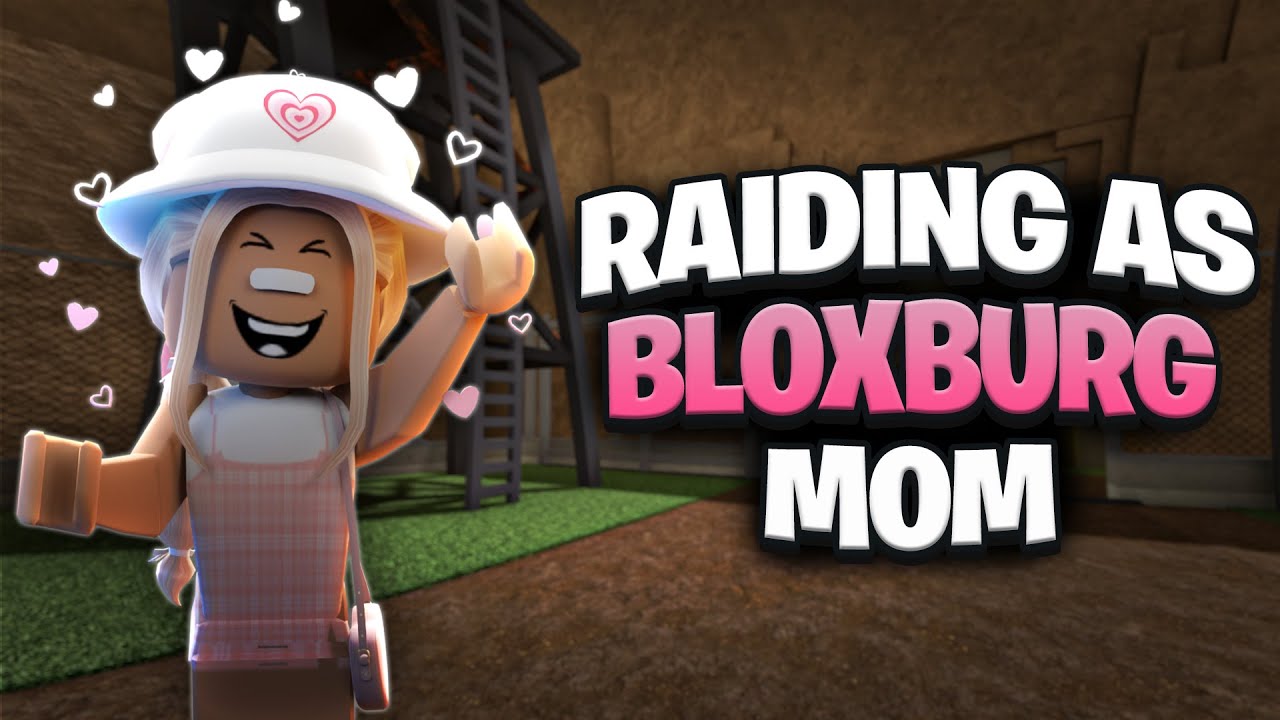 Raiding as a BloxBurg MOM In Da Hood! ☕⭐