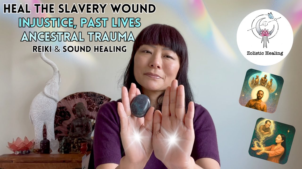 Heal the Slavery Wound ❤️&zwj;🩹 | Injustice, Past Lives, Ancestral Trauma | Reiki Energy Sound Healing