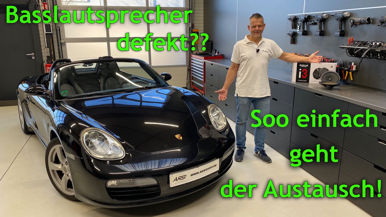 Porsche 987 ASK Lautsprecher austauschen | Tutorial | Neue Bässe für das Soundpackage Plus