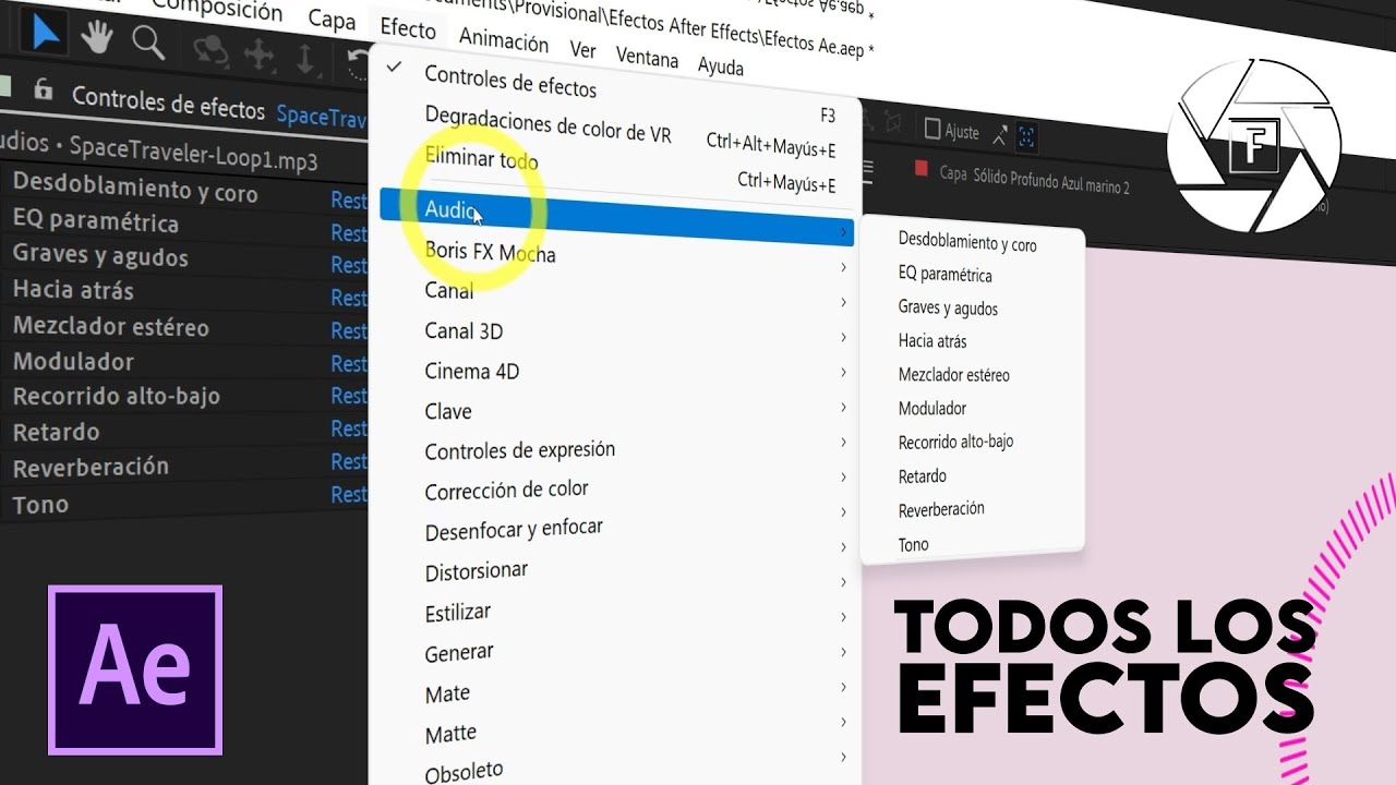 Todos los efectos de After Effects en un video. &iquest;Para qu&eacute; sirven o se usan?