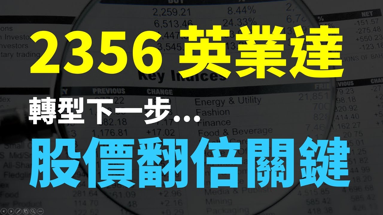 2356 英業達，股價翻倍的關鍵因素 | Haoway