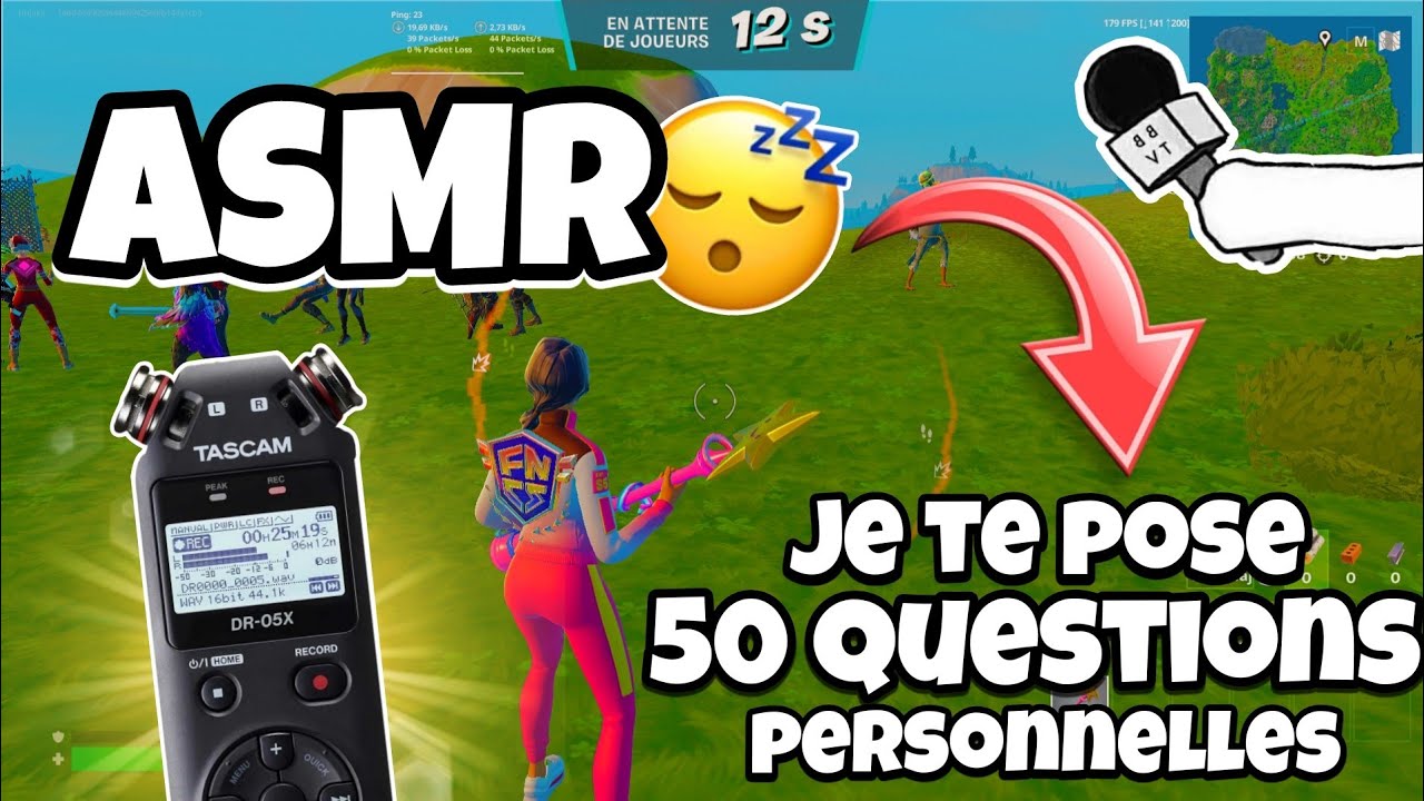 ASMR Français • Je te pose 50 QUESTIONS PERSONNELLES POUR T’ENDORMIR 😴✨️
