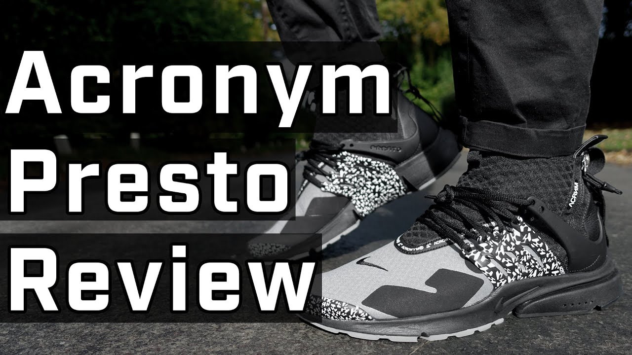 Techwear HEAT 🔥 Nike x Acronym Presto Review + On Feet