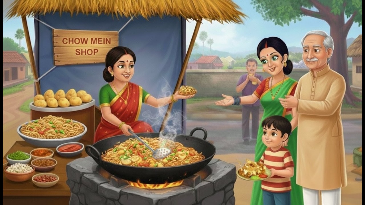गाँव का चाउमीन | Moral story | hindi kahani | Moral stories | Stories