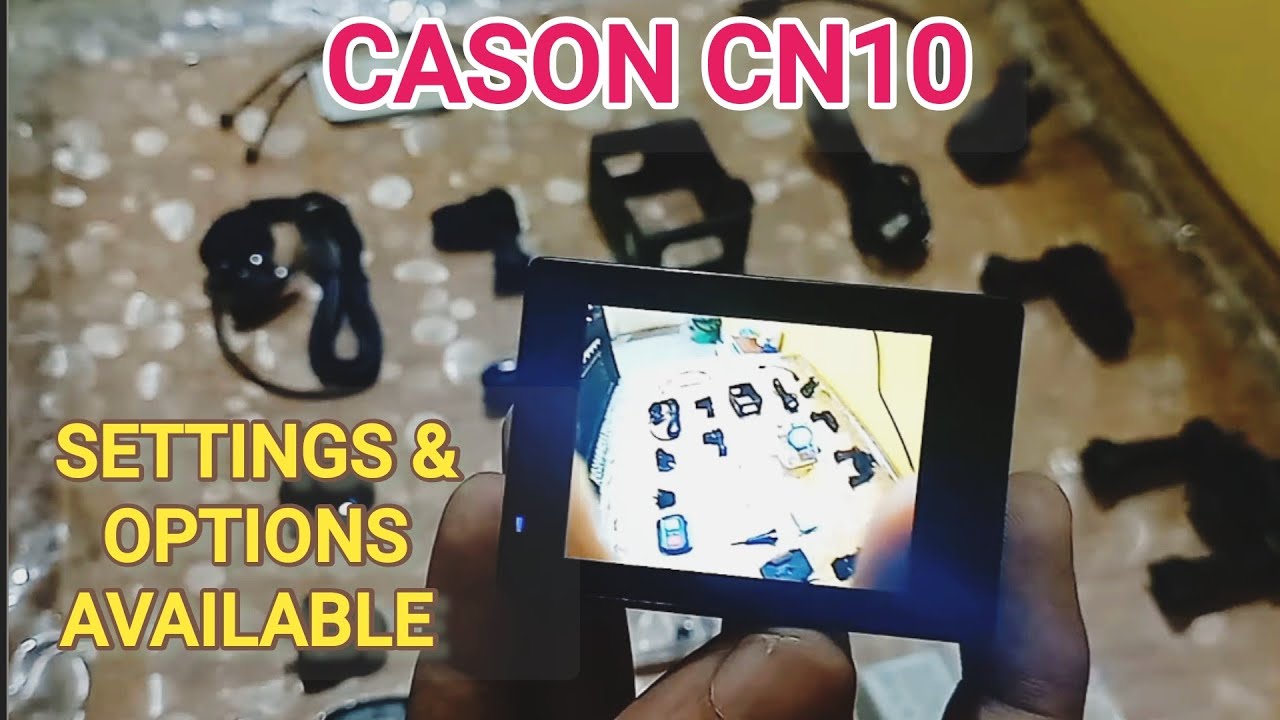 Cason CN10 Action Camera Important Geneal and Video Settings | EIS | Dual Battery | External Mic