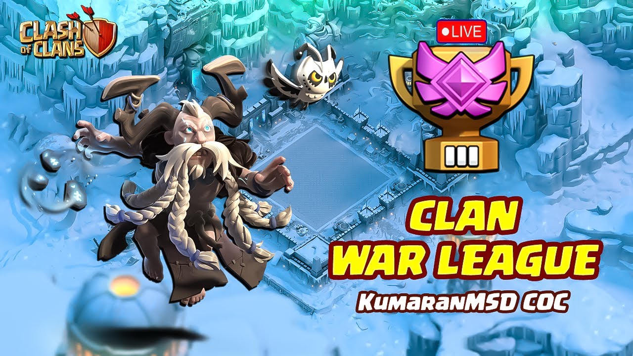 Let's Dominate this Clan War League - Day 3 | Clash of Clans LIVE🔥 | COC Tamil Live