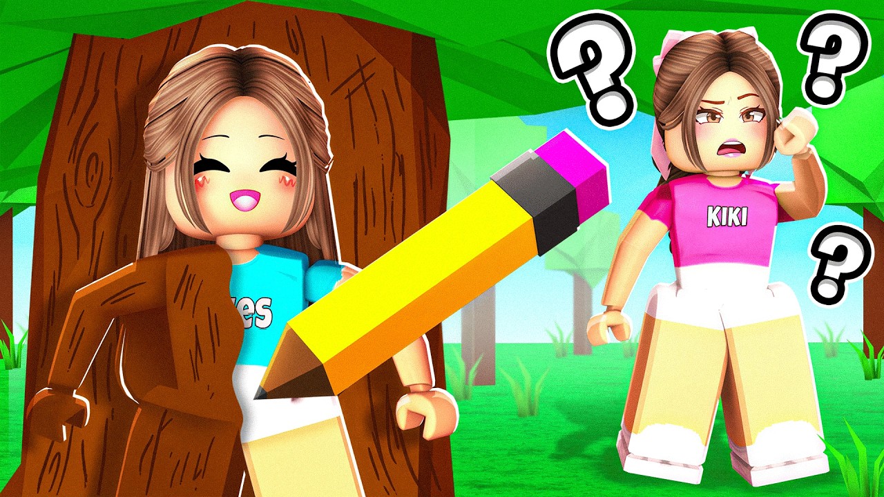 Станьте тем, что вы нарисуете, в игре в прятки в ROBLOX!