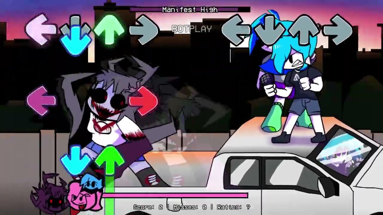 [FNF Mod] Manifest High but Faker Sky, Trusky and Skychi Sings It
