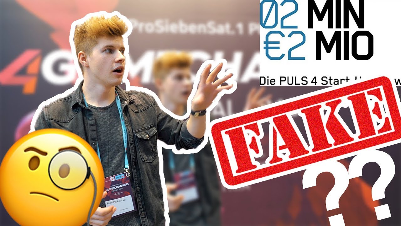 2 Minuten 2 Millionen ALLES FAKE?? - 4GameChangers Festival 2018 | Piere VLOG Wien