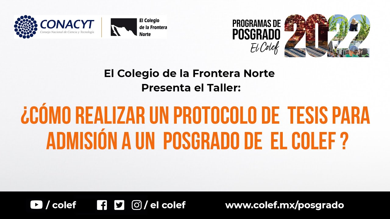 Taller ¿Cómo realizar un protocolo de Tesis? | Video completo