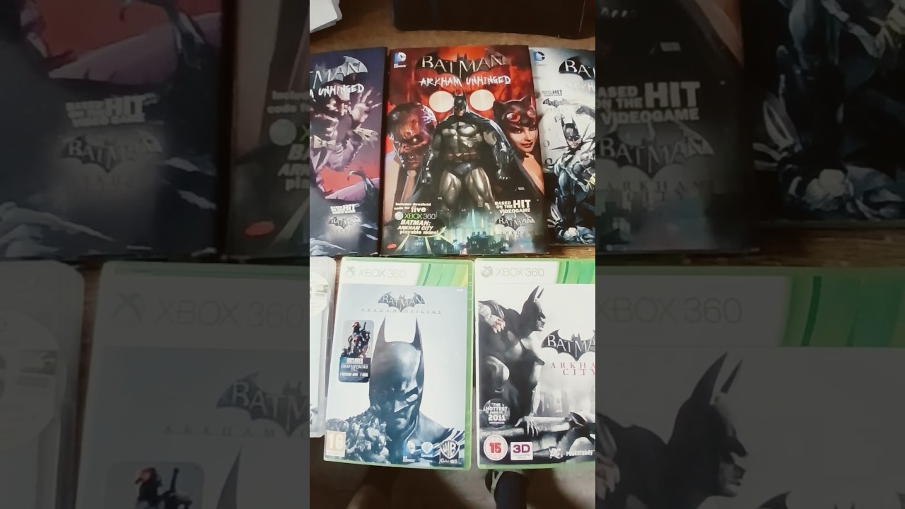 Batman Arkham games & merch 
