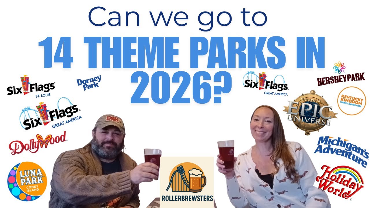 14+ Theme Parks We’re Visiting in 2026 🎢 | Epic Universe, Cedar Point, Six Flags & More!