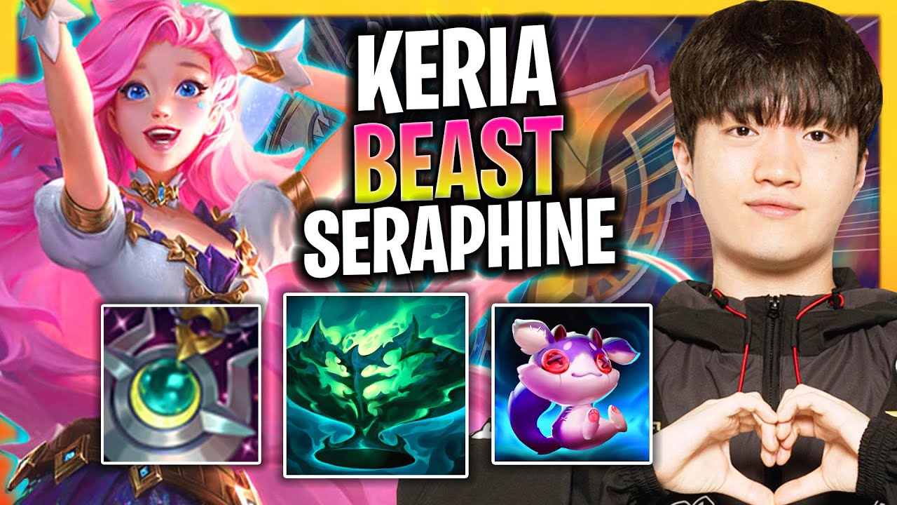 KERIA IS A BEAST WITH SERAPHINE SUPPORT! | T1 Keria Plays Seraphine Support vs Zyra!  Season 2024