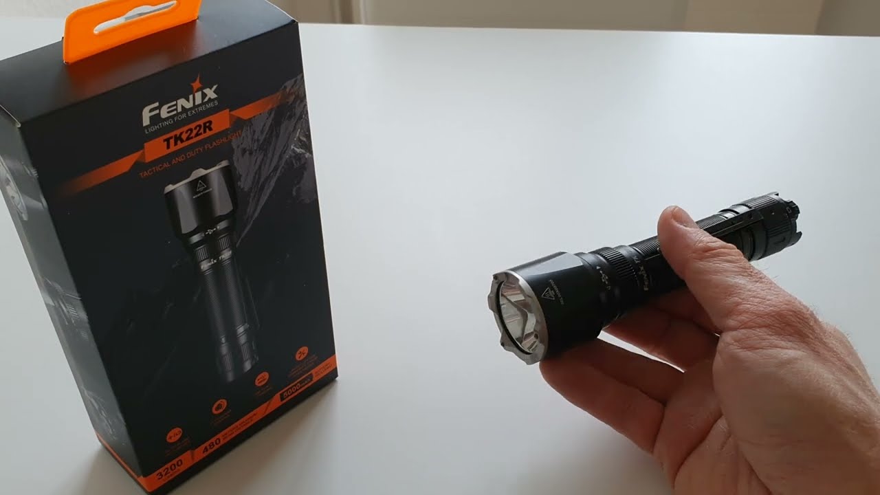 Fenix TK22R - tactical flashlight with 3200 lumens