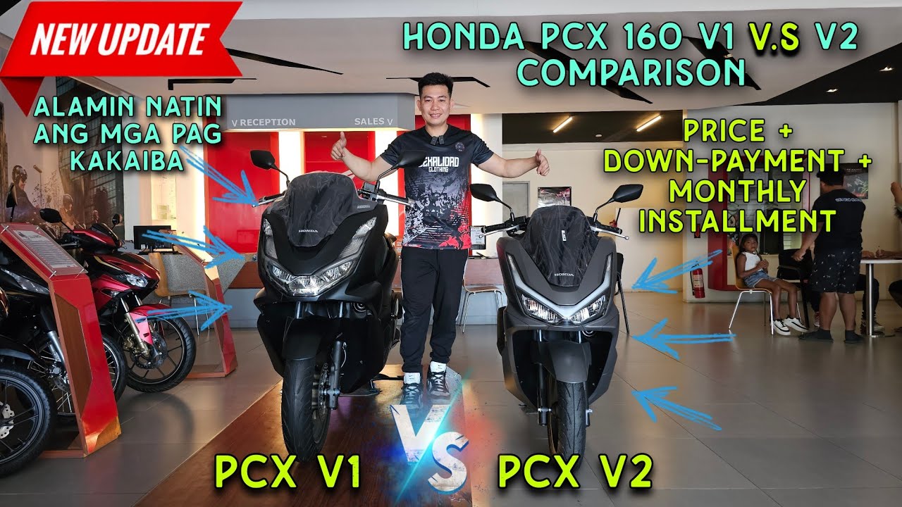 HONDA PCX 160 V1 VS PCX 160 V2 COMPARISON