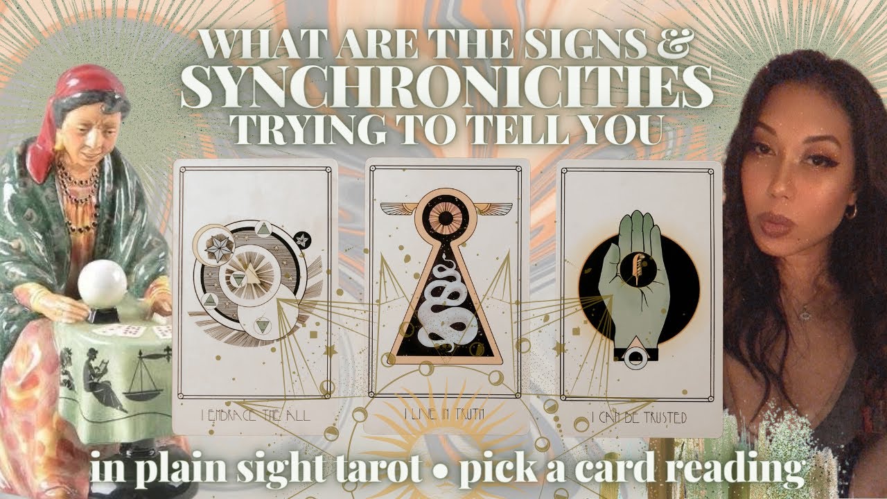 PICK A CARD: ☯️✡️☮️WHAT ARE THE SIGNS AND SYNCHRONICITIES TRYING TO TELL YOU?