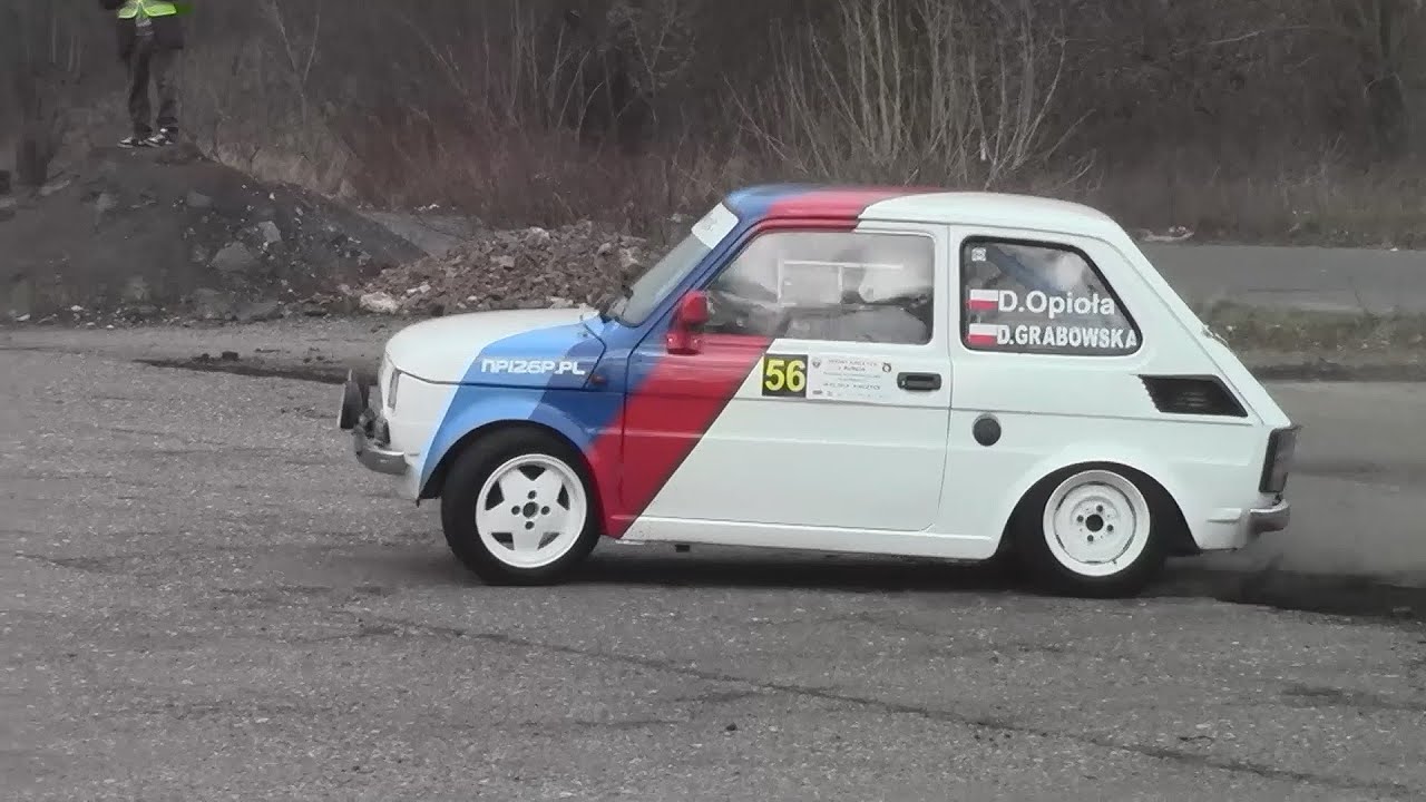 Super Sprint Kaczyce 28.02.2016 | Daniel Opioła/Dominika Grabowska-Fiat 126p
