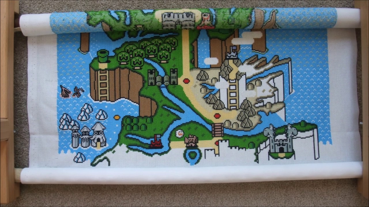 Game Of Mushrooms Kingdoms - Cross stitch