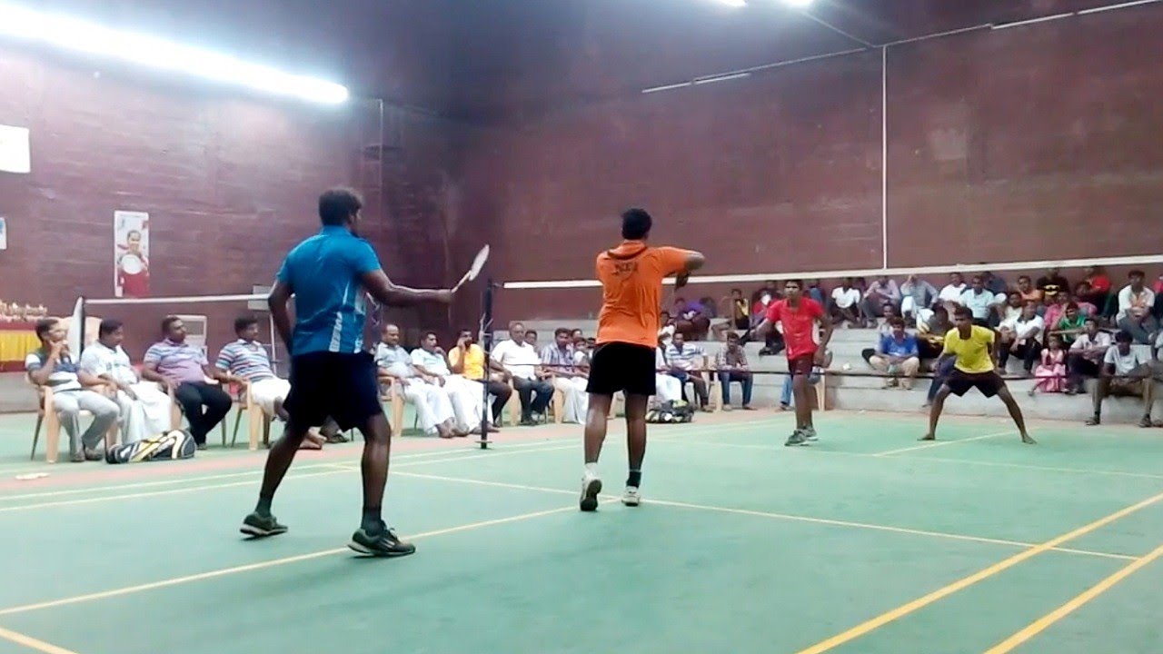 FASITH RANJAN vs GANESH SARAVANAN in state level badminton tournament in SALEM- semi finals