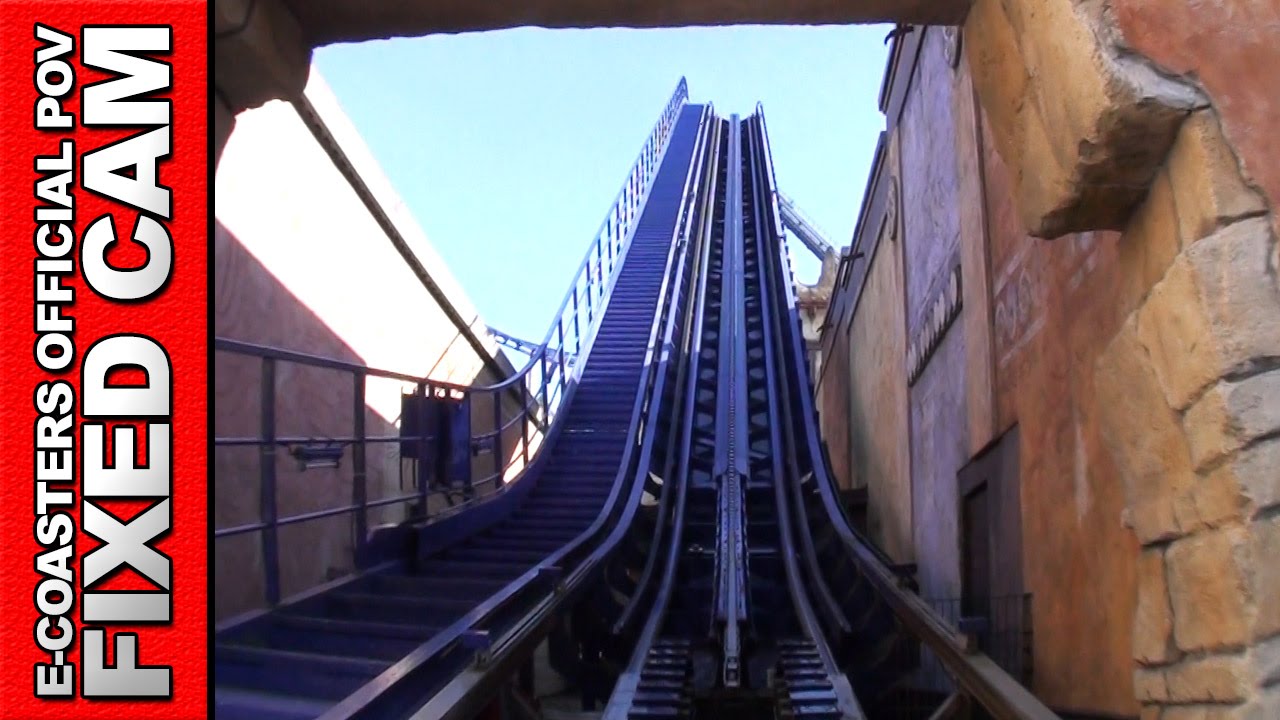 Poseidon Europa Park - Roller Coaster POV On Ride Water Coaster Mack Rides (Theme Park Germany)