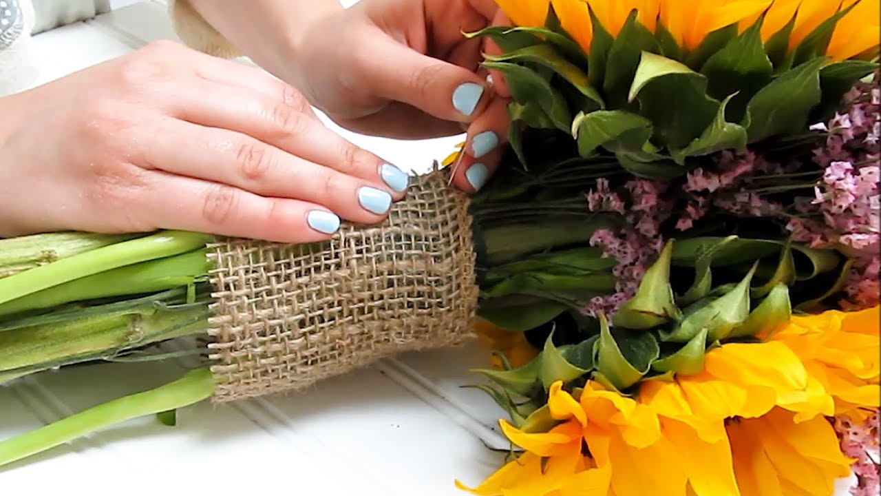 How to Make Sunflower Bouquets