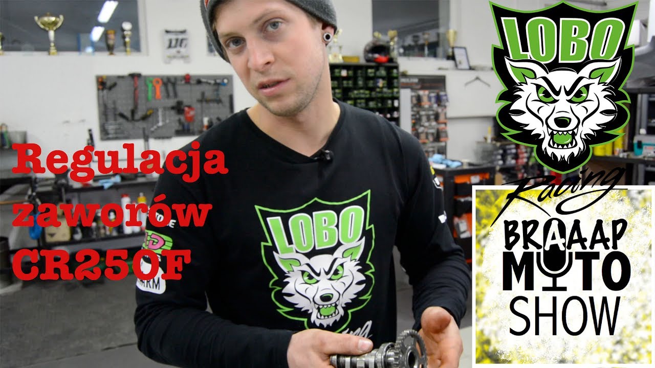 REGULACJA LUZÓW ZAWOROWYCH NA PŁYTKACH - HONDA CRF250 | Lobo Moto