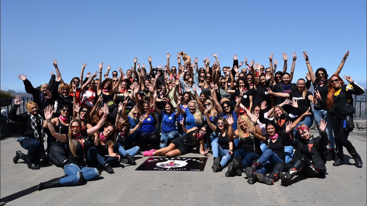 Ruta Woman Only   Mosqueteras Grupo Motero   Gran Canaria 2019 07 07