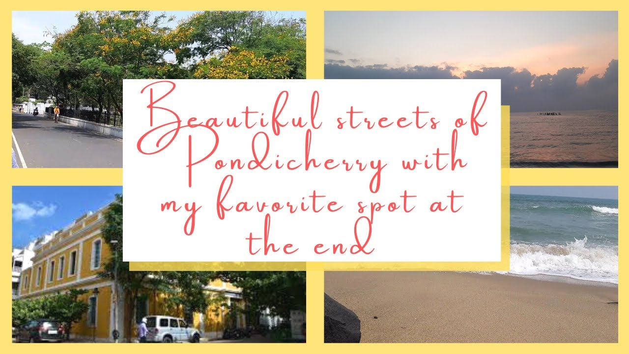 Beautiful streets of Pondicherry