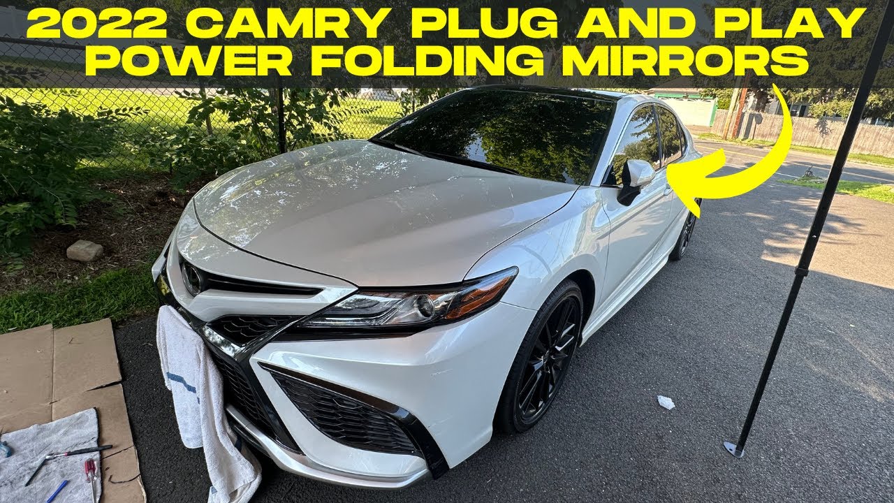 Easy Install Power Folding Mirror Kits For Your 2022 Toyota Camry!