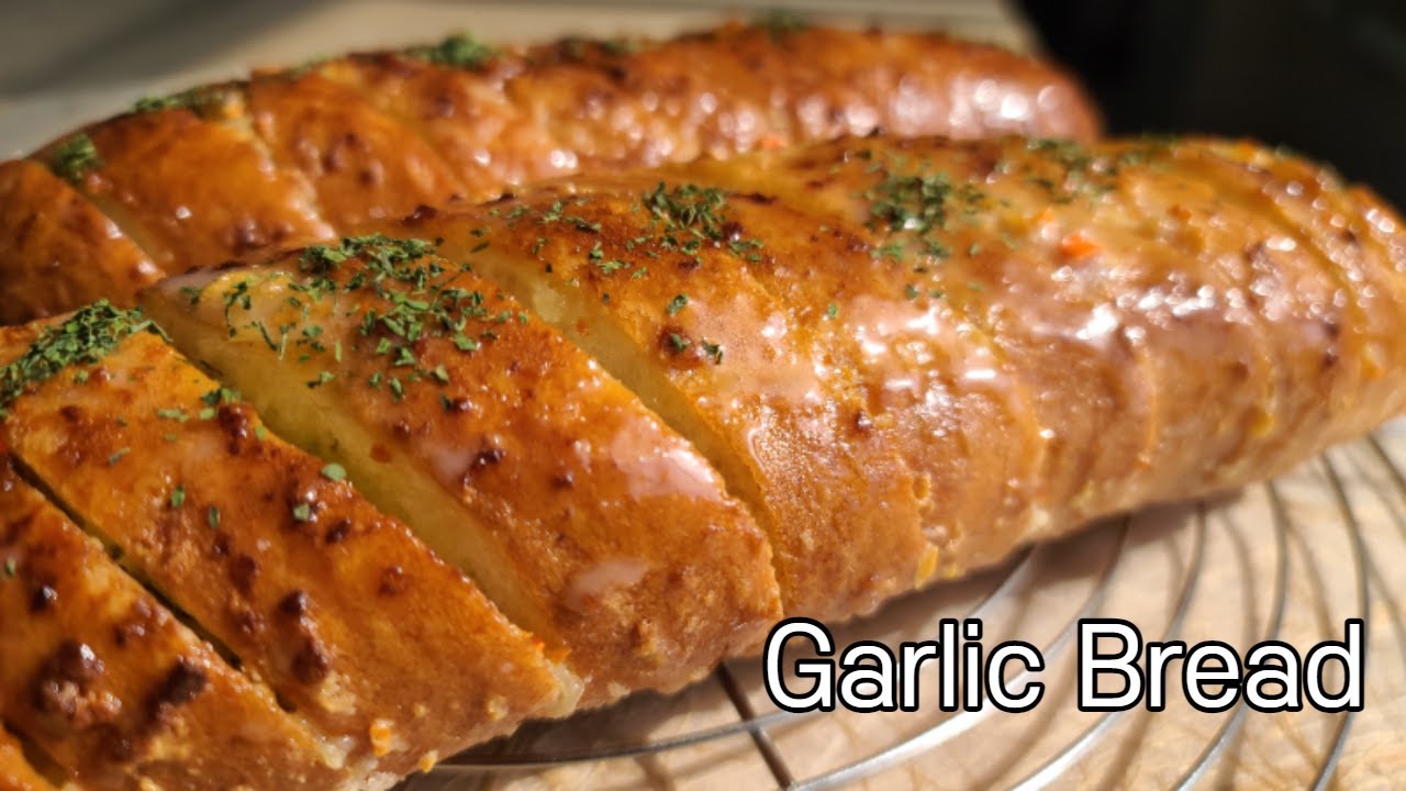 Создать чеснок... how to make garlic baguette