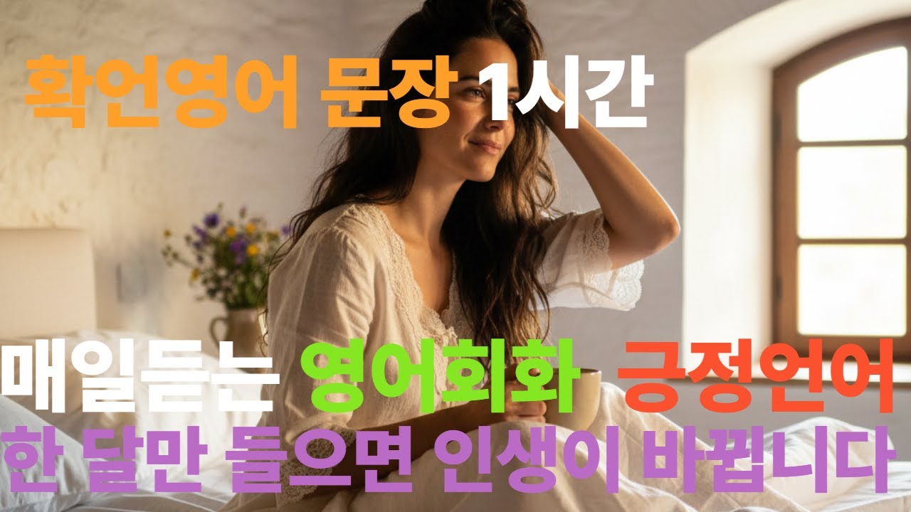 자면서 듣는 출근할때 듣는 매일 듣는영어회화  영어긍정확언
